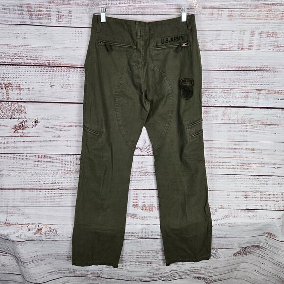 Union Army Men's Green Cargo Tactical Pants 31 Airborne Military Utility Pockets - Picture 4 of 12